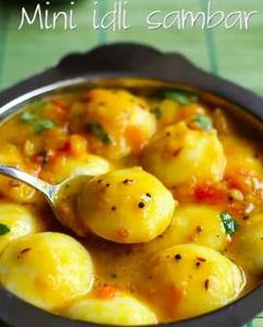 Mini-idly Sambar