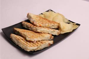 Black Pepper Mushrooms N Cheese Grilled Sandwich