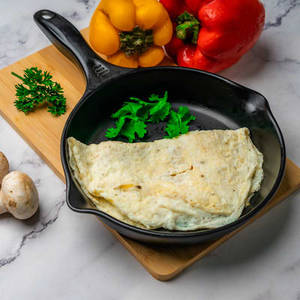 Egg White With Mushroom And Bell Peppers Omelette (3 Eggs) - Non-veg
