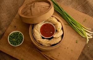 Chicken Steamed Momos(5 Pcs)