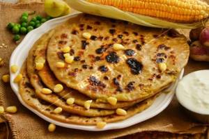 Corn Cheese Paratha