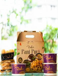 Aata Pani Poori With Masala Matar