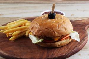 Veg Cheese Grilled Burger