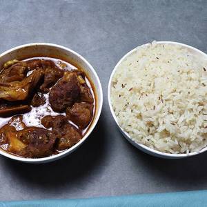Mutton Curry + Jeera Rice