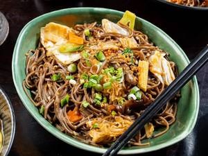 Stir Fried Buckwheat Noodles
