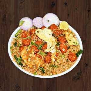 Egg Manchurian Fried Rice