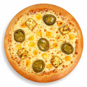 Jalapeno, Golden Corn, Paneer & Cheese Pizza [Serve 1][17 Cm]