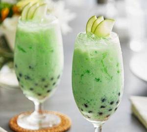 Green apple boba [shake]