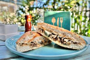 Mushroom Cheese Sandwich