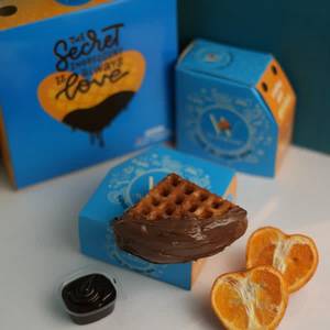 Choco Orrange Waffle [ Tripple Layered ]