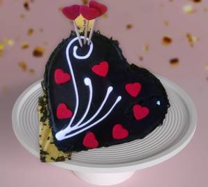 Hearts Theme Dutch Truffle Chocolate Cake