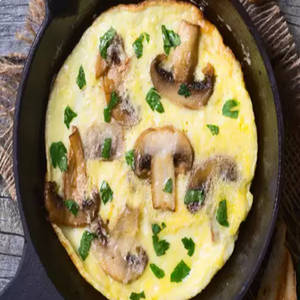 Mushroom Cheese Omellete