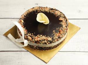 Eggless Coffee Chocolate Almond Gateau Cake (Half kg)