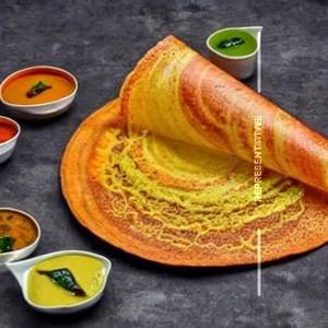 Capsicum Butter Cheese Onion Rava Masala Dosa