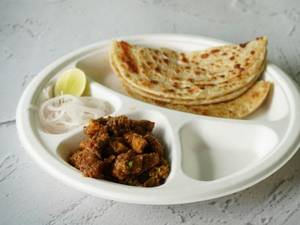 Paratha And Chicken Bhuna Meal - Serves 1
