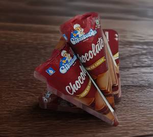 Chocolate ice cream cone
