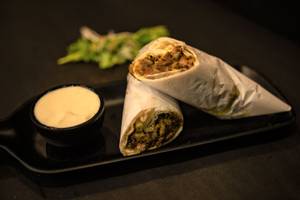 Chicken Rumali Shawarma Roll