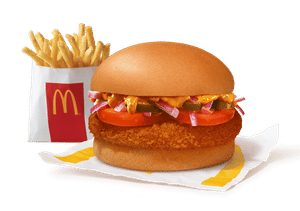 Mexican McAloo Tikki Burger + Fries (R)