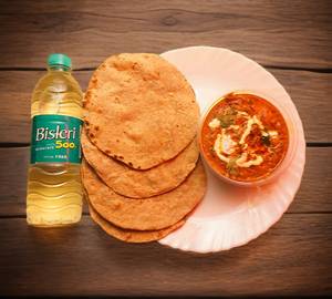 Handi Paneer Combo((300 Ml Handi Paneer With 4 Roti And Salad)