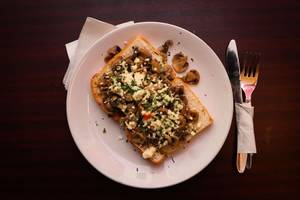 Garlic Butter Mushrooms And Cheese Melts