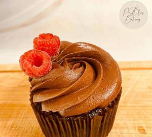 Chocolate Raspberry cupcakes(2pcs)