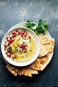 Khaboos With Hummus