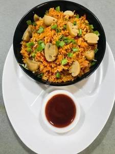 Mushroom Schezwan Rice