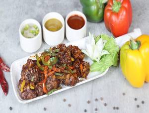 Mushroom Pepper Chilli Dry