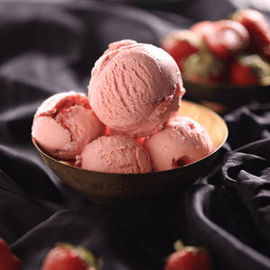 Real Strawberry Ice Cream