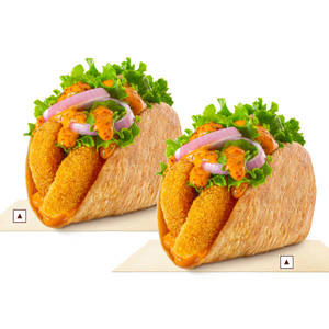 2 Crunchy Chicken Tacos.