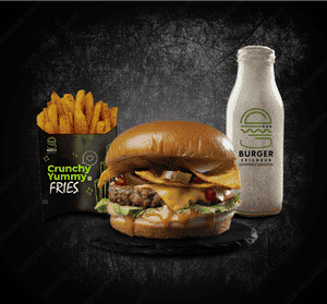 Lamb Burger Combo