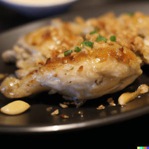 Garlic Chicken [Half] With 2 Butter Naan