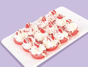 Red Velvet Mini Pancake (12 Pcs)