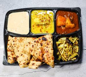 Kitchen Box Special Tawa Paratha Thali