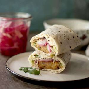 Aloo Patty Wrap