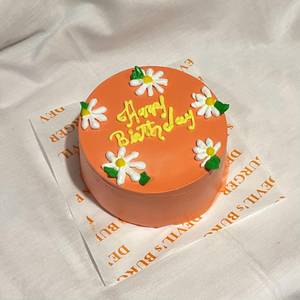 Happy Birthday Bento Cake (strawberry)
