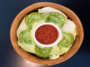 Chicken Mint Momos (5 Pcs)