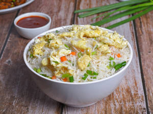 Fried rice egg