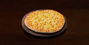 A corn pizza