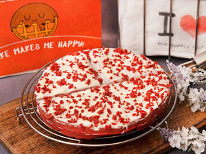 Red Velvet Waffle Cake