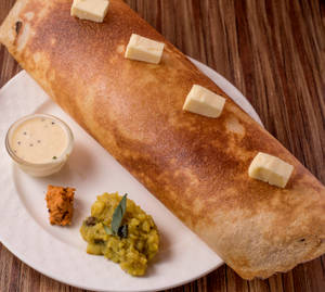Butter plain dosa