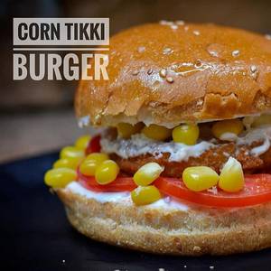 Corn Tikki Burger
