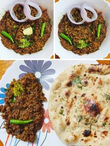 Chicken Kheema Masala + Tandoori Roti