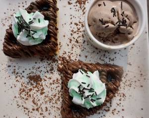 Chocolate Peppermint Waffle