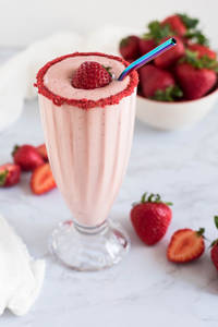 Strawberry Ice Cream Shake 