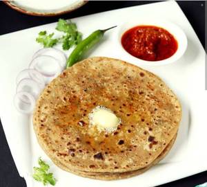 Spl Panner Paratha With Deliciously Achar