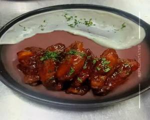 Chicken Wings In Smoky Barbeque Sauce