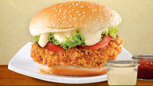 Crispy Fried Chicken Burger
