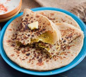 Matar Paneer Paratha
