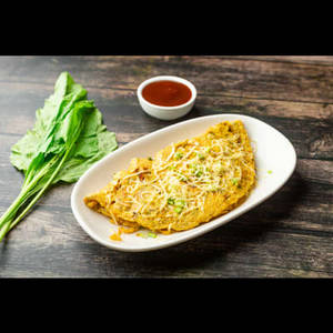 Spinach Cheese Omelette (3 Eggs)- Non-veg